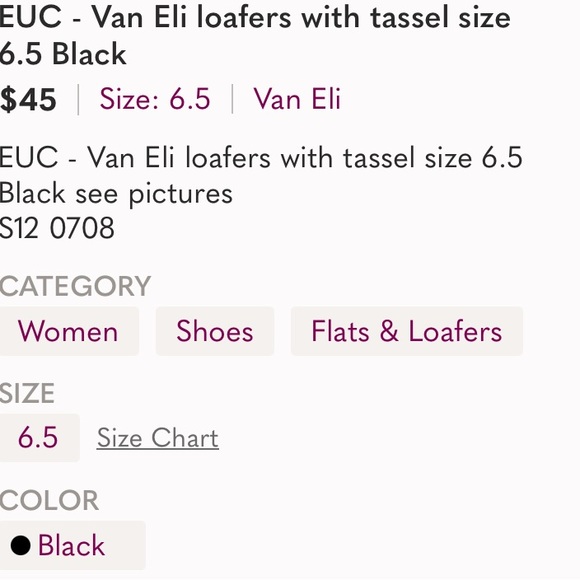 Excellent Preowned Condition Vanlei Loafers Size 6.5. - Picture 7 of 7